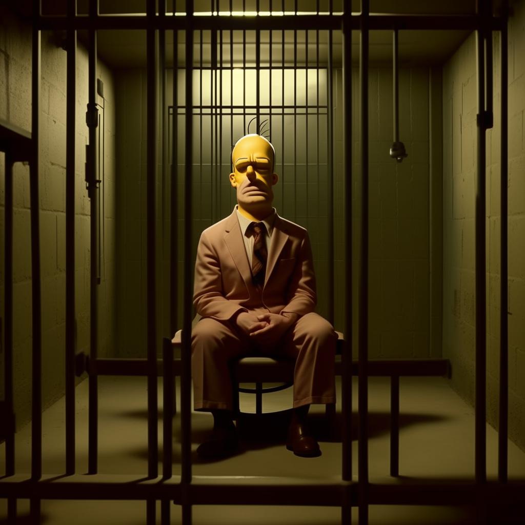 When Barts Prank Goes Wrong: Homer in Jail