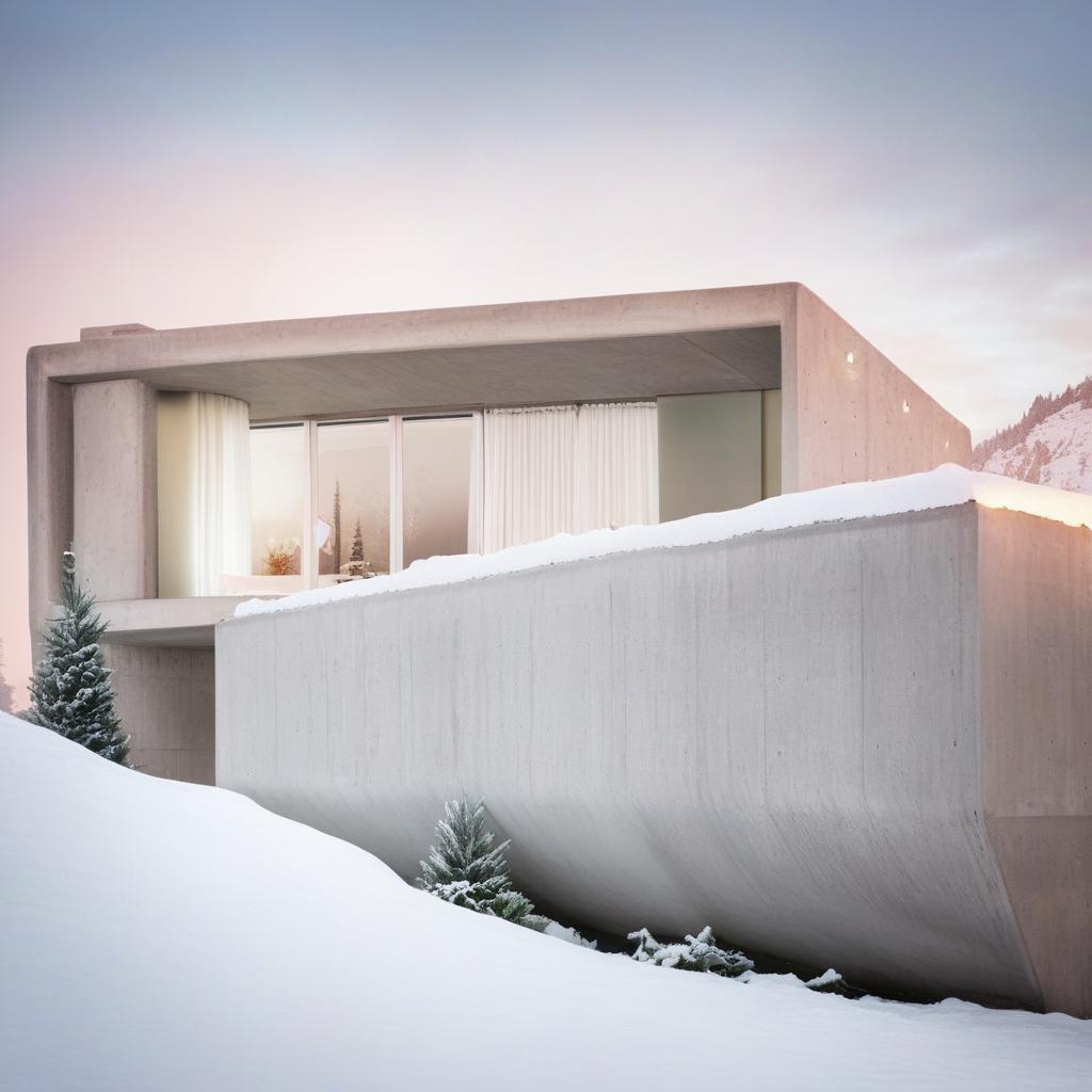 Cozy Modern Home in a Winter Wonderland