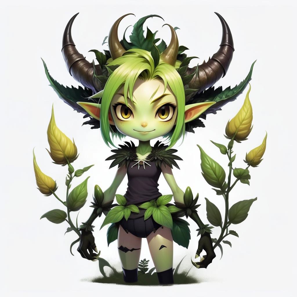 Transformed by Nature: Whimsical Plant Monster
