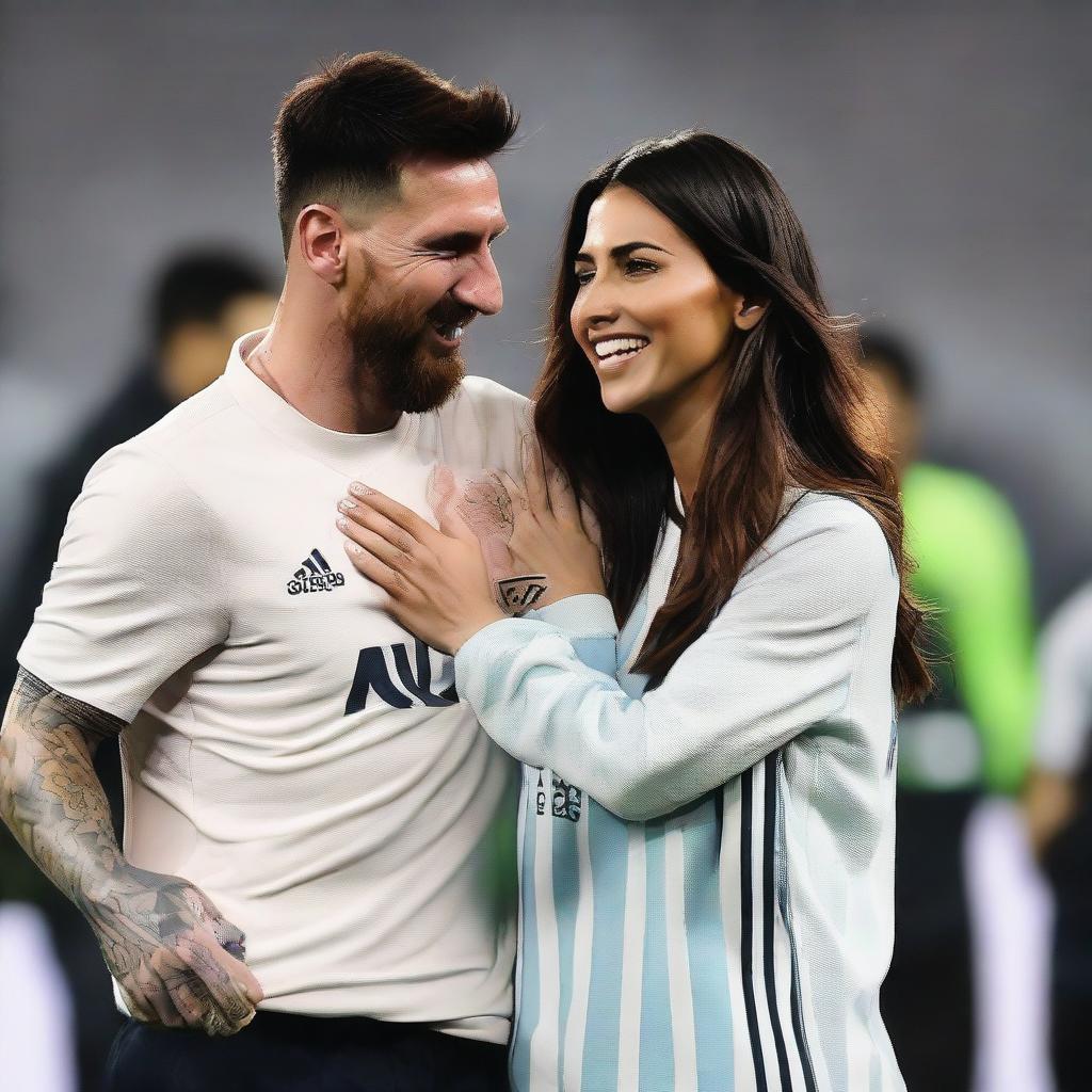 A Glimpse of Friendship: Messi & Georgina Rodriguez