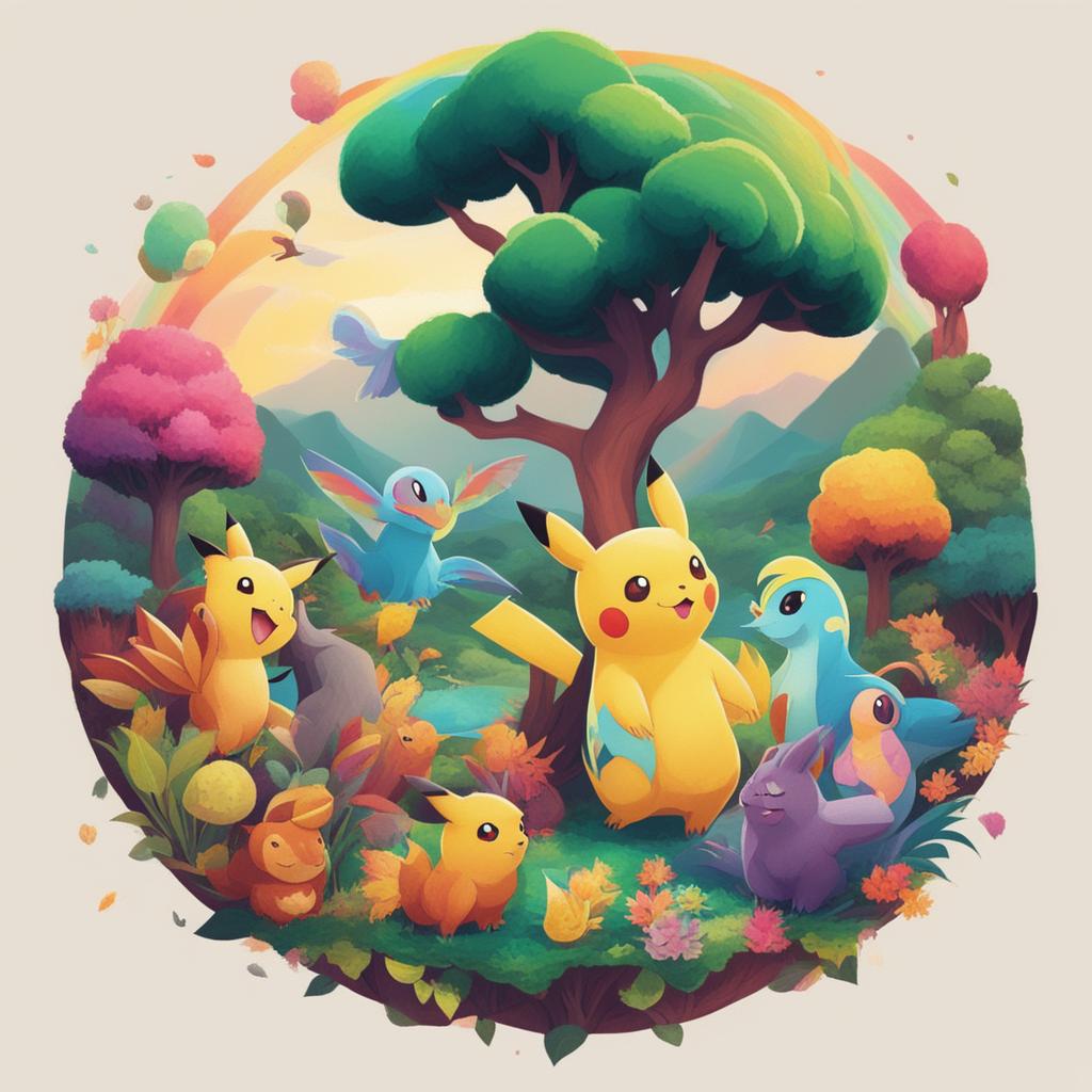 Vibrant Pokémon Art: Real-World Animals as Pokémon
