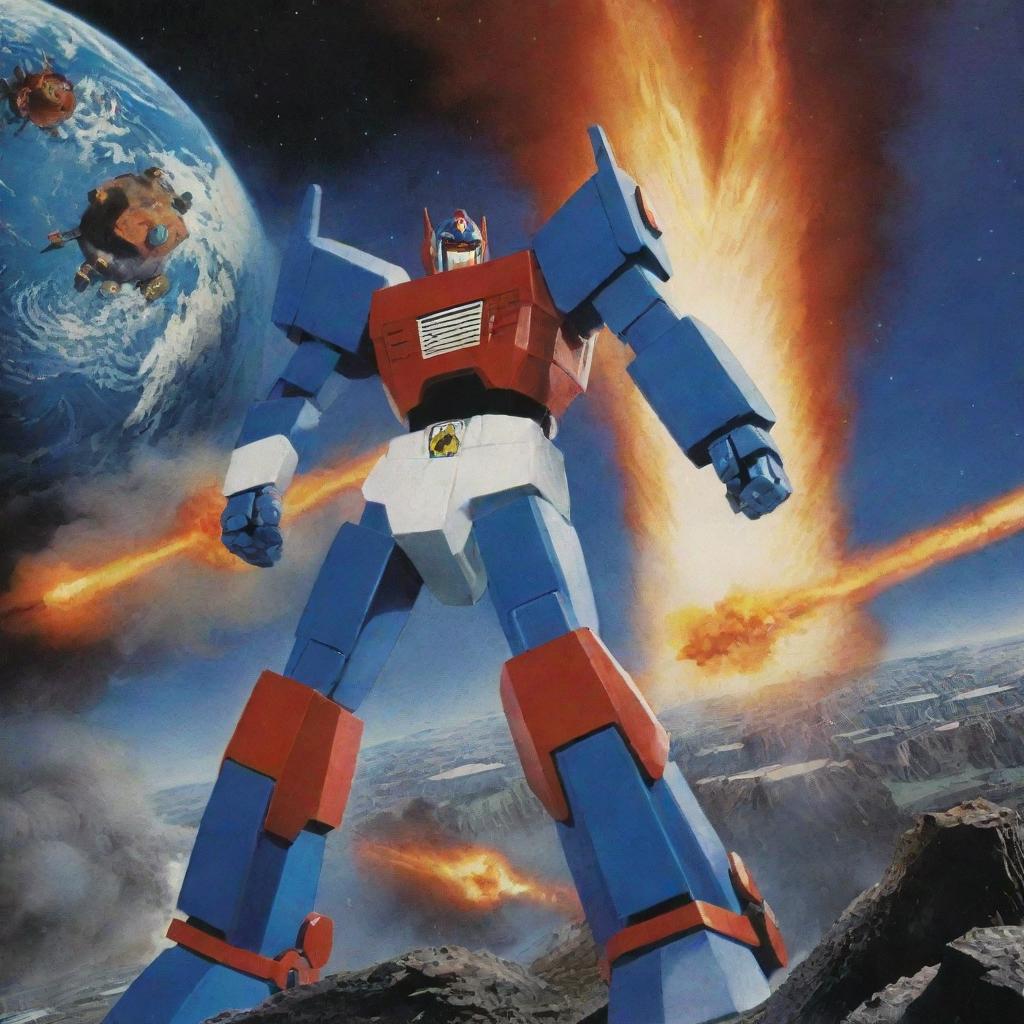 Cosmic Clash: Voltes V vs. Voltron