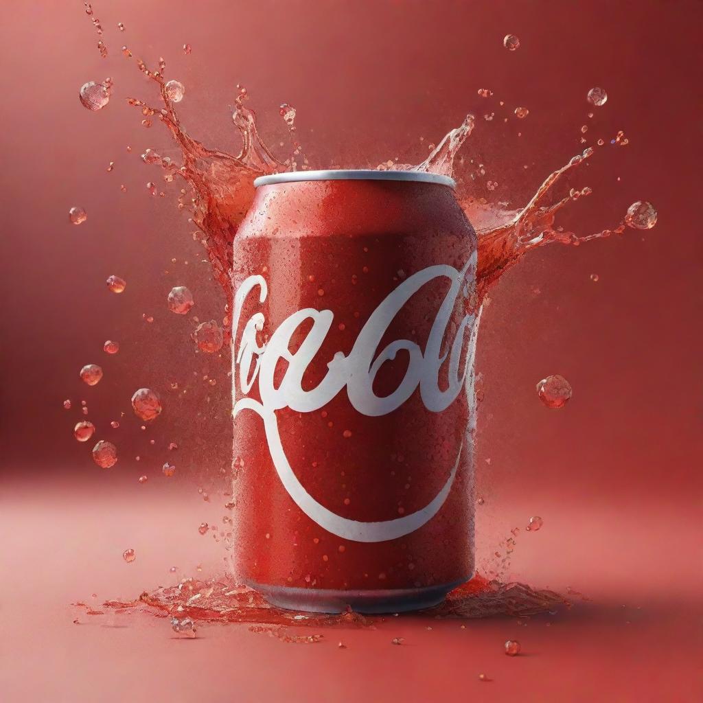 Bursting with Joy: Fizzy Cola Celebration