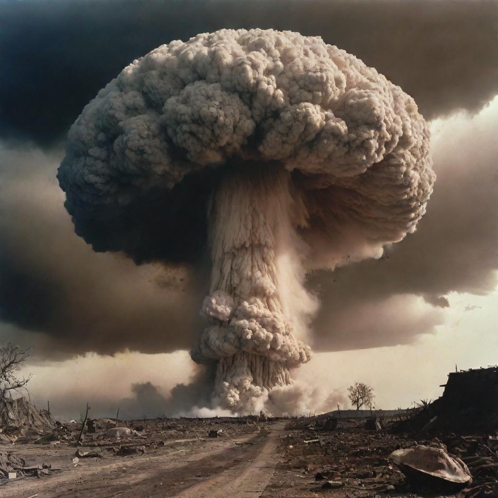 The Fury of the Atomic Explosion